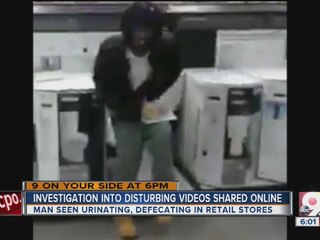 Local man defecates in display toilet