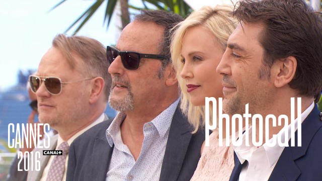 Sean Penn, Charlize Theron, Javier Bardem, Adèle Exarchopoulos (THE LAST FACE) - Photocall Officiel - Cannes 2016 CANAL+