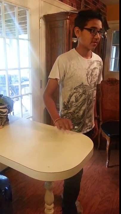 13 year  old boy pencil tapping.