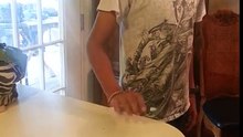 13 year  old boy pencil tapping.