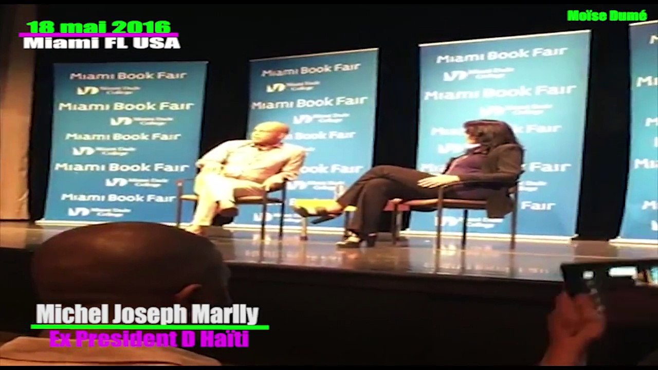 18 mai 2016 :  Entrevue de L'ex-président Martelly à Miami : "Haiti will never change, We must change it ! "