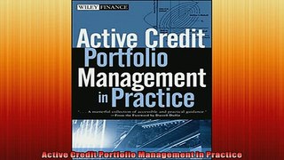 READ book  Active Credit Portfolio Management in Practice  FREE BOOOK ONLINE