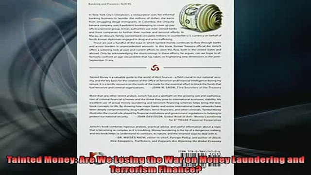 FAVORIT BOOK Tainted Money Are We Losing the War on Money Laundering and Terrorism Finance DOWNLOAD ONLINE