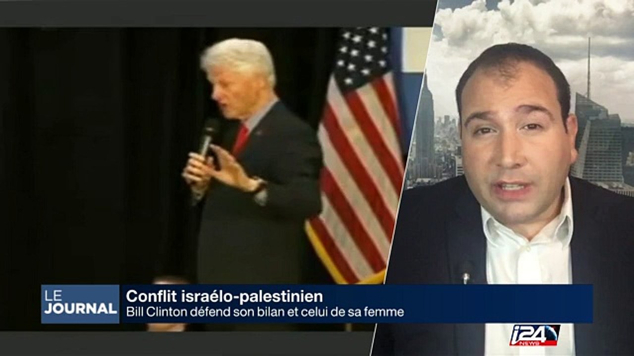 Bill Clinton defend son bilan -Correspondance David Benaym