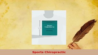 Read  Sports Chiropractic Ebook Free