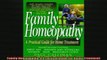 Free Full PDF Downlaod  Family Homeopathy A Practical Guide for Home Treatment Full Ebook Online Free