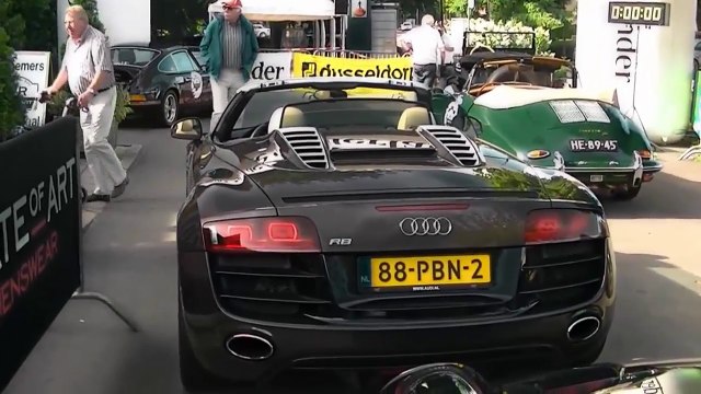 Audi R8 V10 Spyder Loud Revving & Acceleration Sound