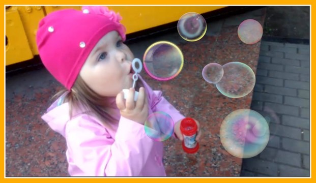 ✽ Развлечение для Детей Мыльные Пузыри ✽ Entertainment for children blowing bubbles