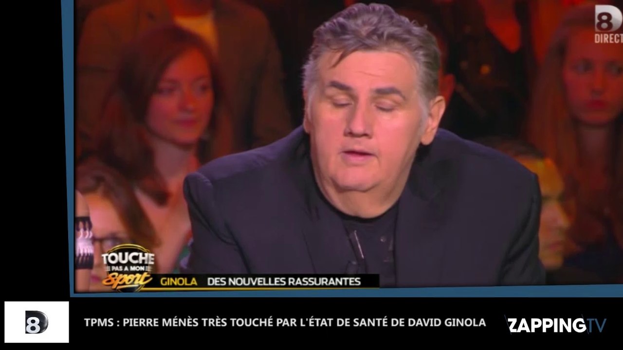 TPMS : Pierre Ménès très touché par l’hospitalisation de David Ginola (Vidéo)