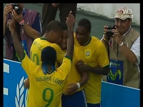 2é but de robinho bresil - chilie