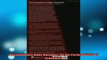 READ THE NEW BOOK   Do Economists Make Markets On the Performativity of Economics  FREE BOOOK ONLINE