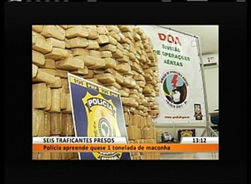 SEIS TRAFICANTES PRESOS