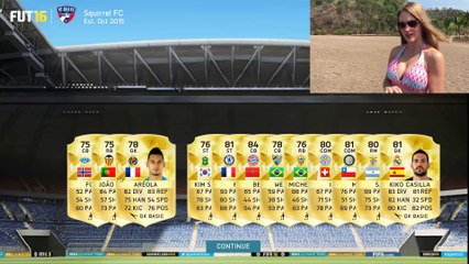 INSANE FIFA 16 BEACH PACK OPENING IN COSTA RICA!! 90+ PULL !