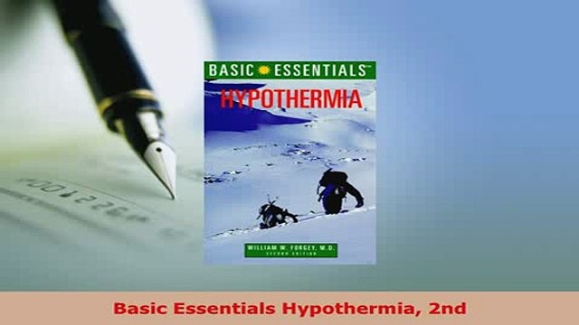 Download Basic Essentials Hypothermia 2nd EBook