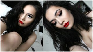 Summer Red Makeup Tutorial l Flawless Foundation & Contour