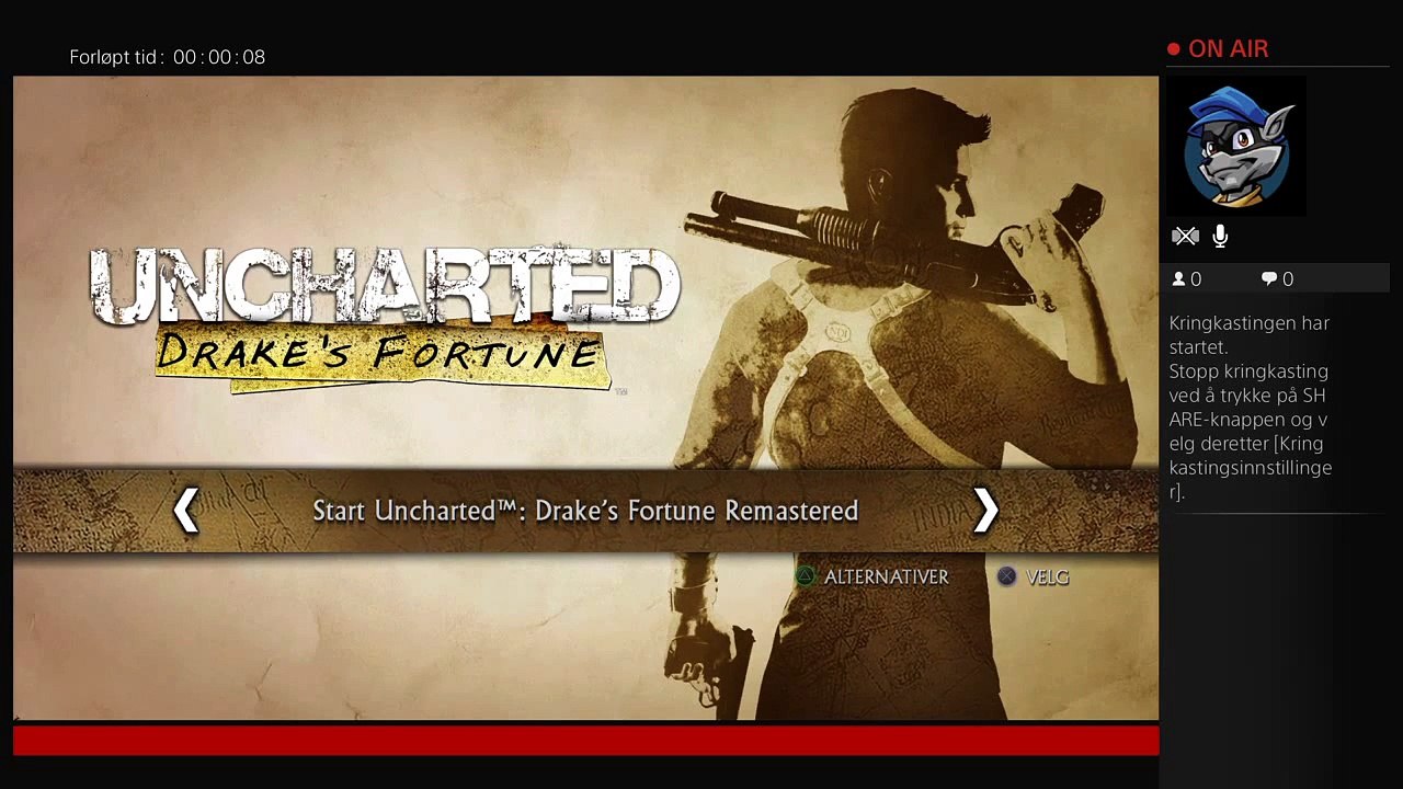 Uncharted Drake's Fortune Stream #1