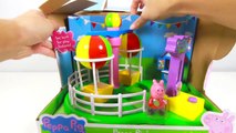 Peppa Pig Toys - Peppa Pig's Theme Park Balloon Ride, Big Wheel and Tree House Playset