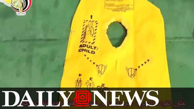 Video Of EgyptAir Plane Crash Debris