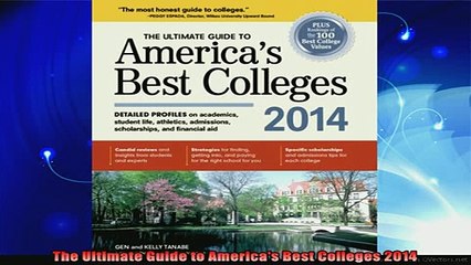 read here  The Ultimate Guide to Americas Best Colleges 2014