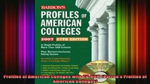 new book  Profiles of American Colleges with CDROM Barrons Profiles of American Colleges