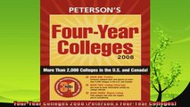 read here  FourYear Colleges 2008 Petersons FourYear Colleges