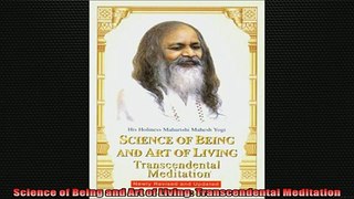 READ book  Science of Being and Art of Living Transcendental Meditation Full Ebook Online Free