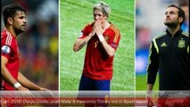 Euro 2016 - Diego Costa, Juan Mata & Fernando Torres not in Spain squad (Del Bosque's)