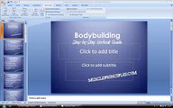 Bodybuilding Step by Step Workout Guide   Free Weight Training Program