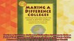 best book  Making a Difference Colleges Distinctive Colleges to Make a Better World Making a