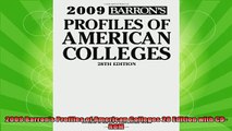 read here  2009 Barrons Profiles of American Colleges 28 Edition with CDROM