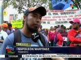 México: gob. anuncian despidos de maestros movilizados