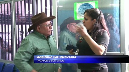 Gobierno implementara pasaporte biometrico