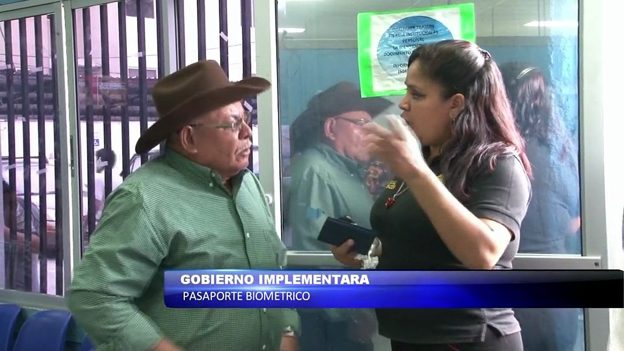 Gobierno implementara pasaporte biometrico