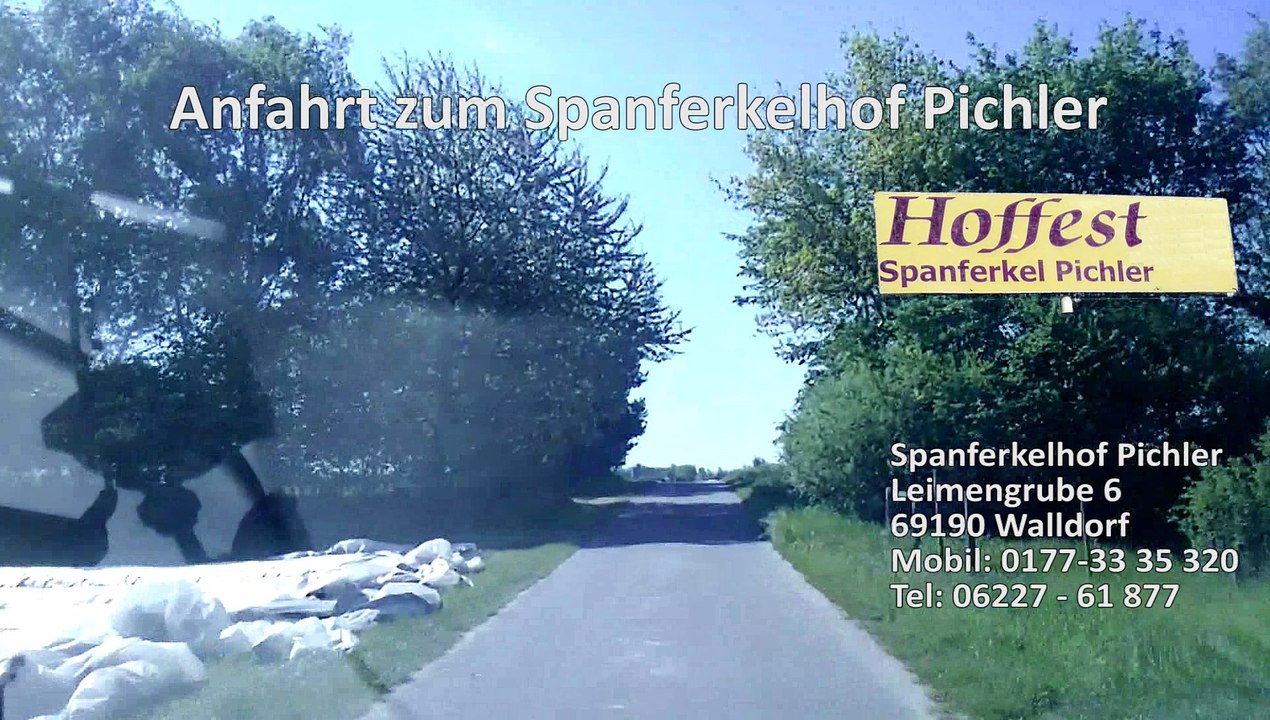 Spanferkelhof Pichler ANFAHRT zum SPANFERKELHOF