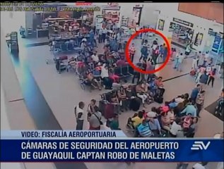 Cae banda de ladrones de equipaje en aeropuerto de Guayaquil