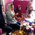 Senangnya Bilqis Khumairah Razak Makanb Kue di Syukuran Bisnis Baru Aunty Syifa