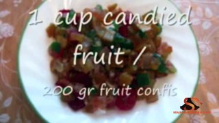 Recette Ramadan 2016 , Fekkas aux fruits confis-Croquets croquantفقاص --Fekkas with candied fruit