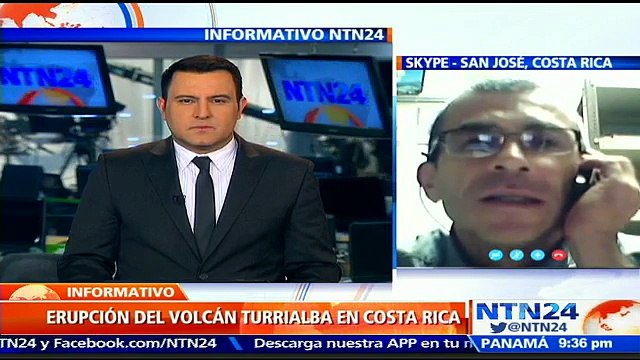 Autoridades de Costa Rica establecen cerco de cinco kilómetros alrededor del Volcán Turrialba tras su erupción
