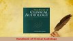 Download  Handbook of Clinical Audiology Download Online