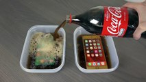 Samsung Galaxy S7 Edge vs iPhone 6S Plus Coca-Cola Survival Test 9 Hours