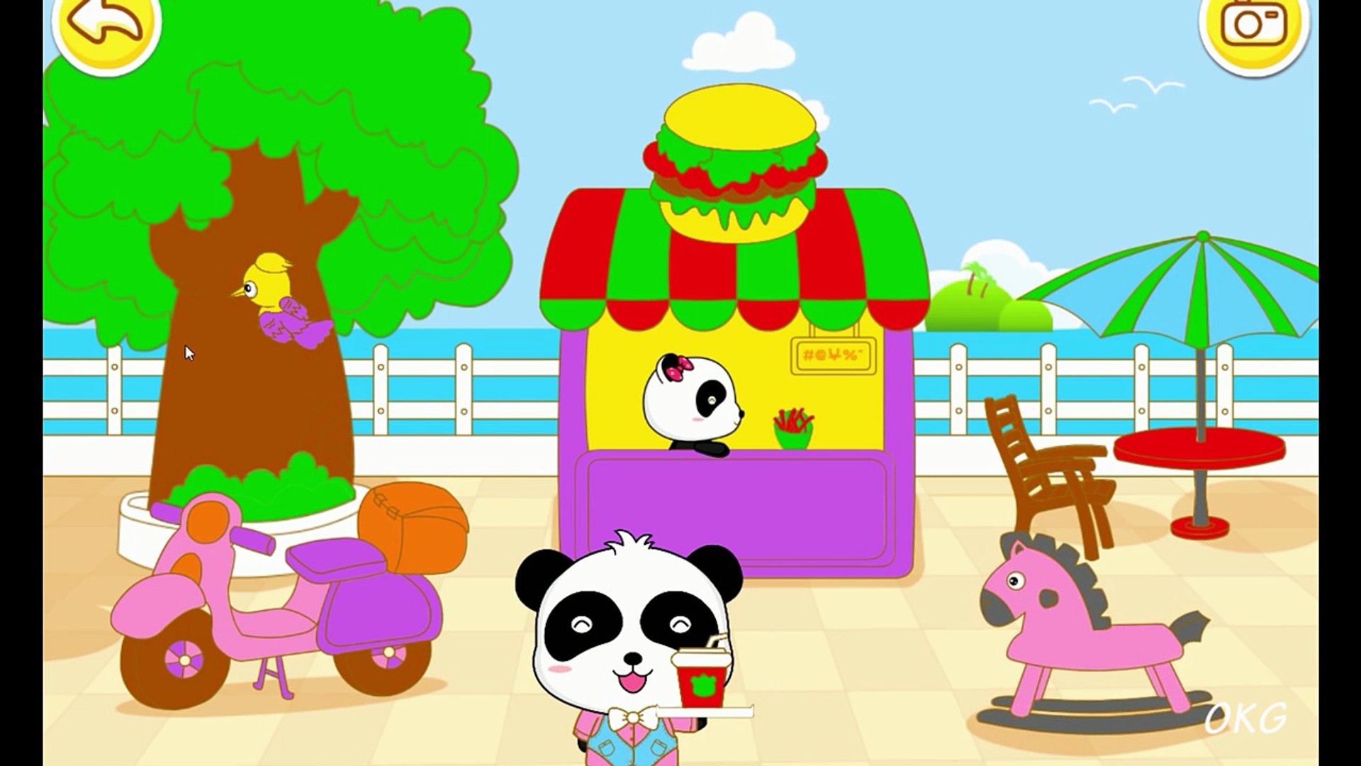 Baby Panda Video Games - Babyteaching Compilation - Fun Baby Games