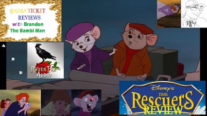 The Rescuers Review by Brandon The Bambi Man (featuring Raven Fox)