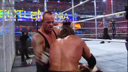 The undertaker Vs Triple H Wrestlemania 28