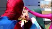 Pink Spidergirl Loses Her Mermaid Tail! w_ Spiderman, Frozen Elsa & Anna vs Joker Candy & Maleficent