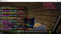 Minecraft - Crafting Dead - Cheater: Breaking Blocks to hit us. -