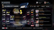 OKC Thunder vs Golden State Warriors - Playoff Series Simulator.