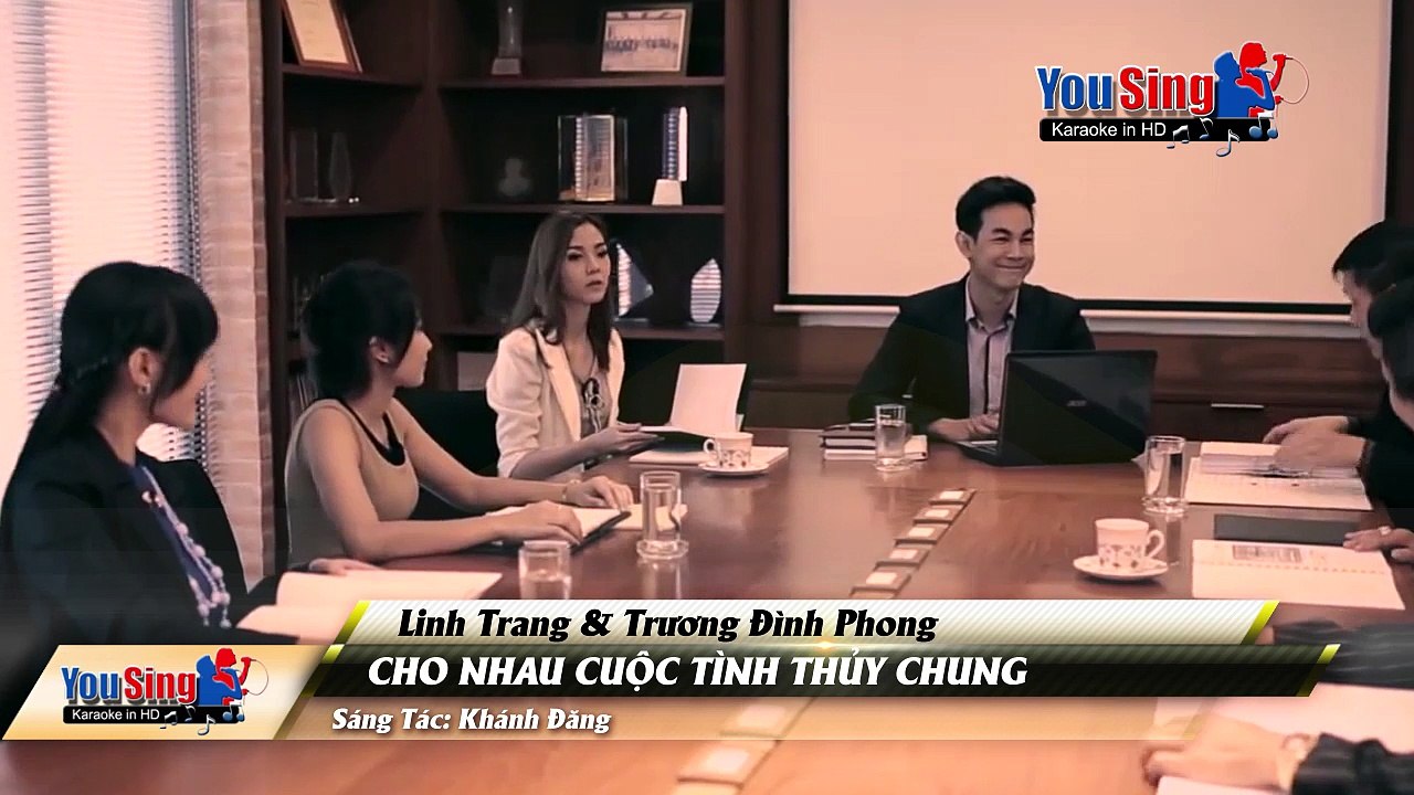 Cho Nhau Cuoc Tinh Thuy Chung - Linh Trang ft Truong Dinh Phong_Karaoke
