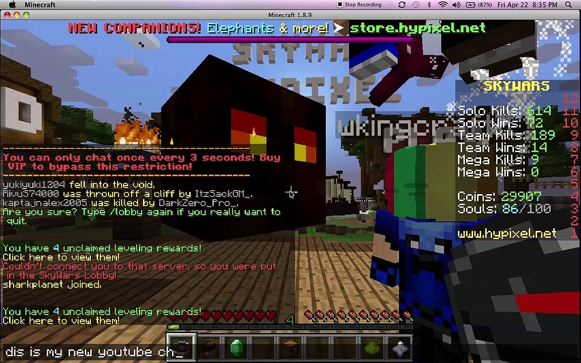Minecraft // SkyWars // Gameplay