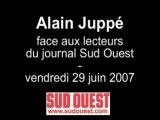 Alain Juppe face aux lecteurs