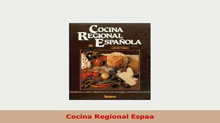 PDF  Cocina Regional Espaa Download Online